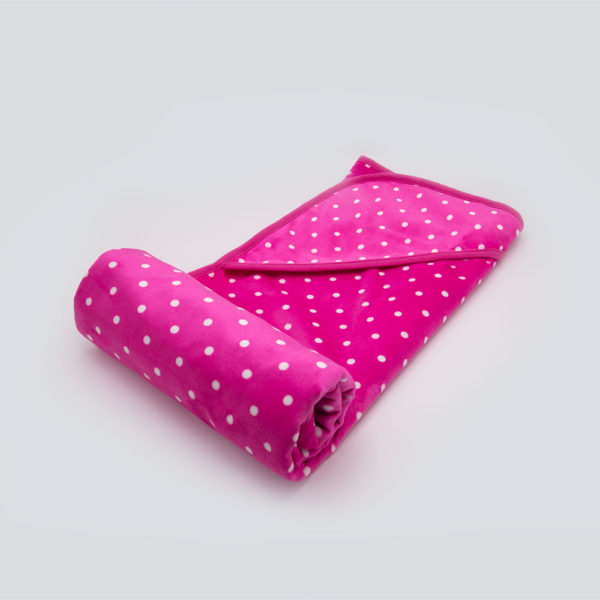 Pink Dots Fleece EMF Protection - Nurture Guard